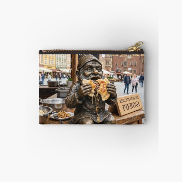 Item preview, Gnome Eating a Pierogi Art Print – Pierogi Lover Gift, Poland Travel Decor designed and sold by Purrfecta.