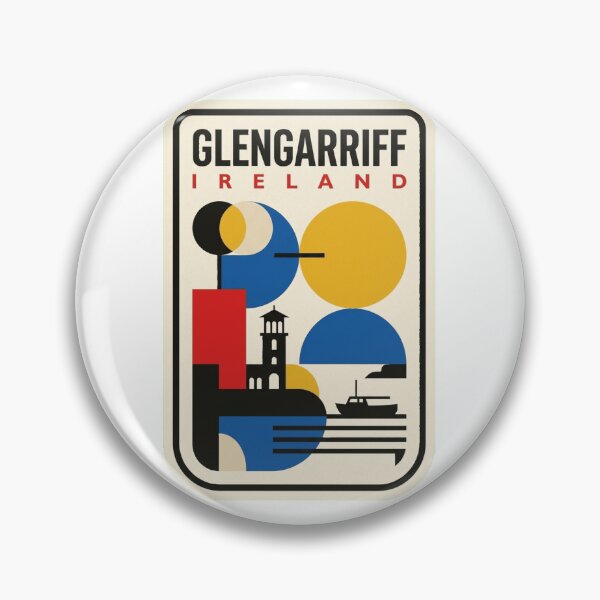 Item preview, Retro Glengarriff Bauhaus Geometric Skyline designed and sold by k3rstman1.