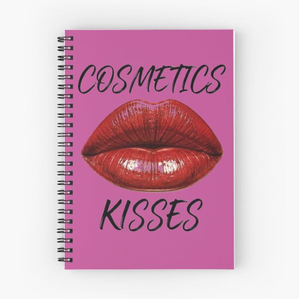 Item preview, Red Glossy Lips "Cosmetics Kisses" Makeup & Beauty Graphic designed and sold by Northern Glow Art.