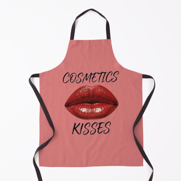 Item preview, Red Glossy Lips "Cosmetics Kisses" Makeup & Beauty Graphic designed and sold by Northern Glow Art.
