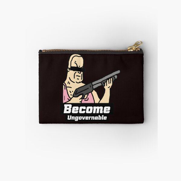 Item preview, Become Ungovernable Pixel Art Glitch Retro Shotgun designed and sold by ShophiaCrafts.