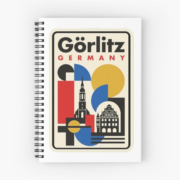 Item preview, Retro Görlitz Bauhaus Geometric Skyline designed and sold by k3rstman1.