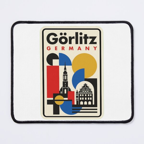 Item preview, Retro Görlitz Bauhaus Geometric Skyline designed and sold by k3rstman1.