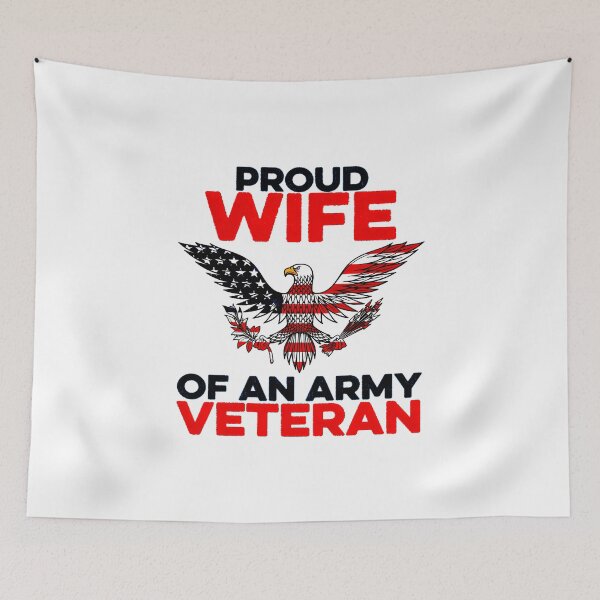 Item preview, Proud Wife Of An Army Veteran designed and sold by Gautervuong.