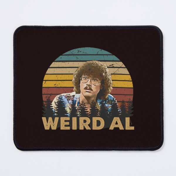 Item preview, Weird Al Retro Sunset Portrait designed and sold by ShophiaCrafts.