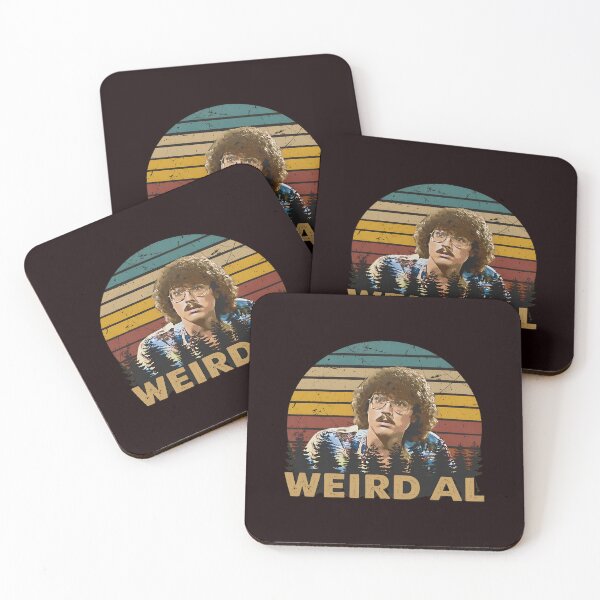 Item preview, Weird Al Retro Sunset Portrait designed and sold by ShophiaCrafts.