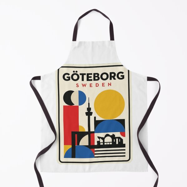 Item preview, Retro Göteborg Bauhaus Geometric Skyline designed and sold by k3rstman1.
