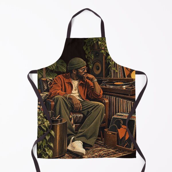 Item preview, A man and his vinyl music designed and sold by RoseShop2093.