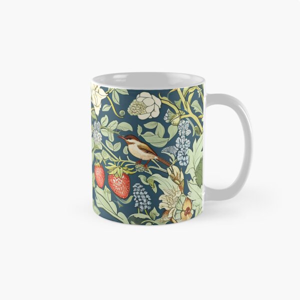 Item preview, William Morris Strawberry Thief Tonos verdes designed and sold by PixDezines.