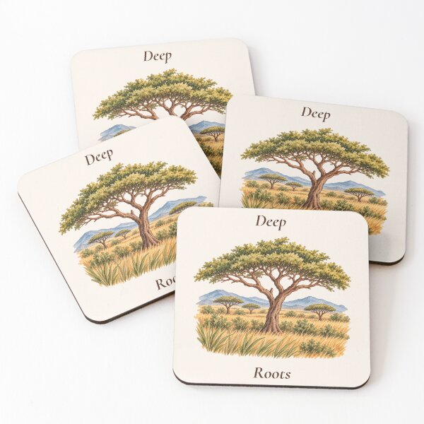 Item preview, Deep Roots African Acacia Savanna designed and sold by mycute-stickers.