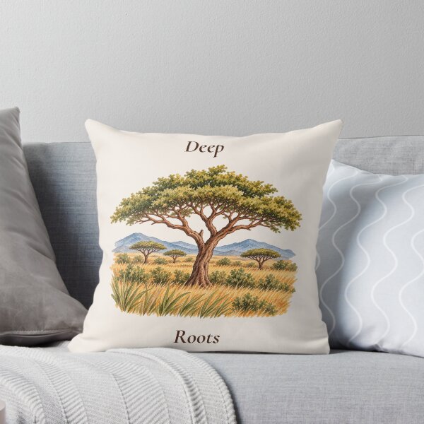 Item preview, Deep Roots African Acacia Savanna designed and sold by mycute-stickers.
