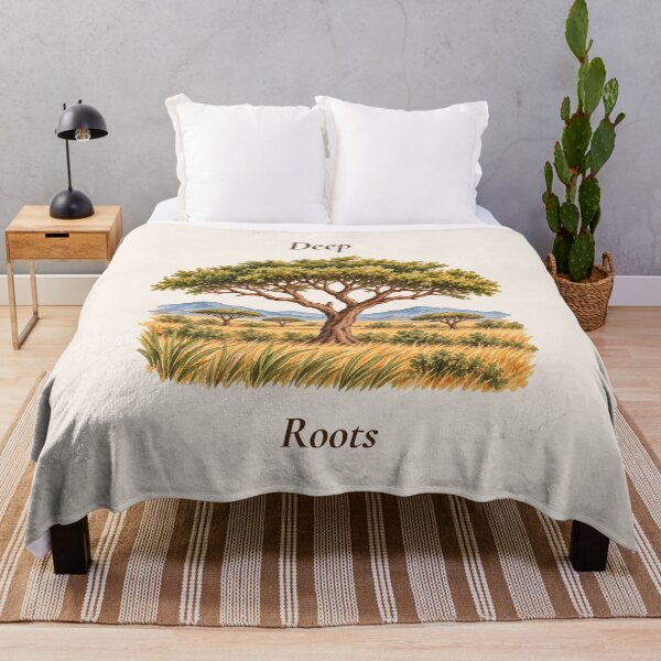 Item preview, Deep Roots African Acacia Savanna designed and sold by mycute-stickers.