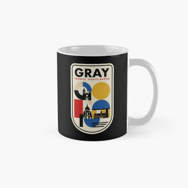 Item preview, Retro Gray Bauhaus Geometric Skyline designed and sold by k3rstman1.