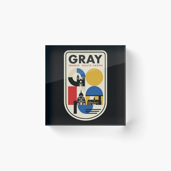 Item preview, Retro Gray Bauhaus Geometric Skyline designed and sold by k3rstman1.