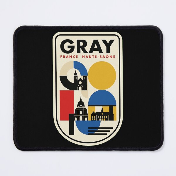 Item preview, Retro Gray Bauhaus Geometric Skyline designed and sold by k3rstman1.