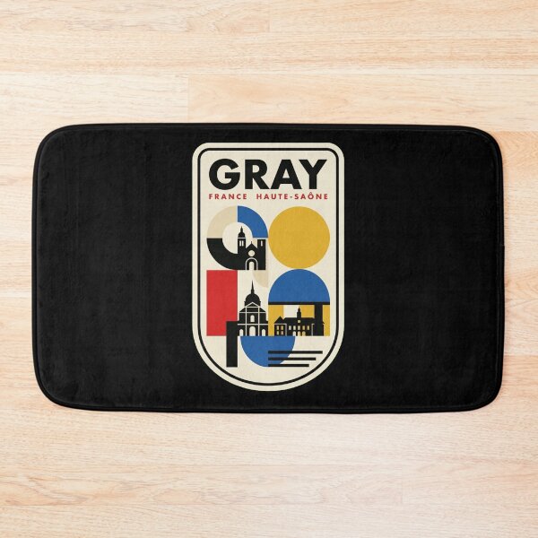 Item preview, Retro Gray Bauhaus Geometric Skyline designed and sold by k3rstman1.