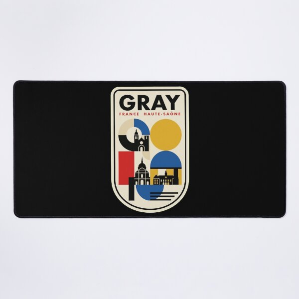 Item preview, Retro Gray Bauhaus Geometric Skyline designed and sold by k3rstman1.