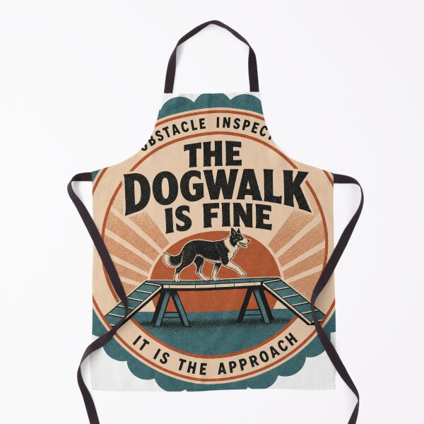 Item preview, The Dogwalk Is Fine Steg Dog Sports Agility Rosette designed and sold by BoosterShop.