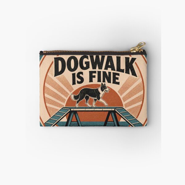 Item preview, The Dogwalk Is Fine Steg Dog Sports Agility Rosette designed and sold by BoosterShop.