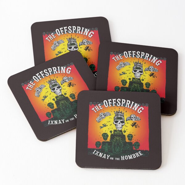 Item preview, The Offspring Punk Rock Skulls IXNAY ON THE HOMBRE designed and sold by ShophiaCrafts.