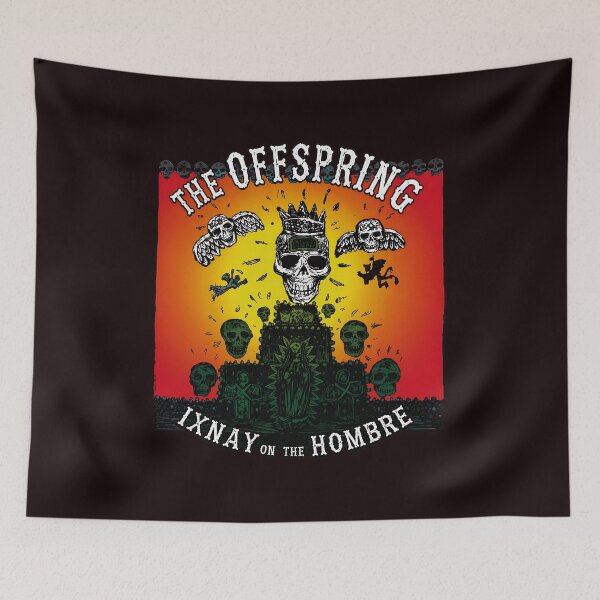 Item preview, The Offspring Punk Rock Skulls IXNAY ON THE HOMBRE designed and sold by ShophiaCrafts.