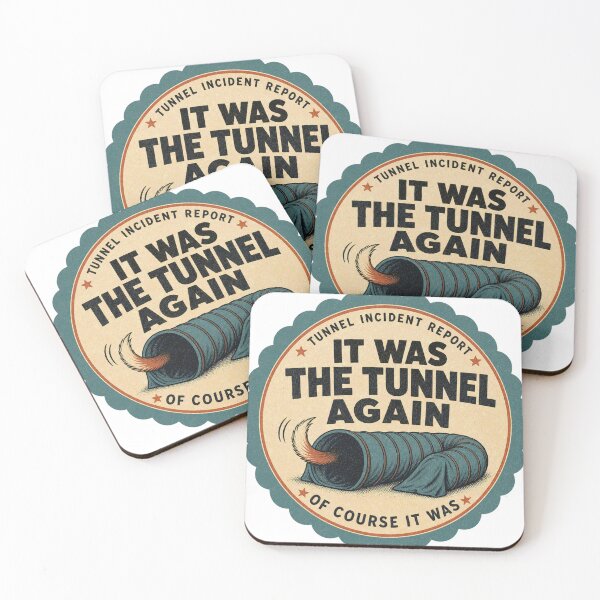 Item preview, It Was The Tunnel Again Funny Tunnel Dog Sports Rosette designed and sold by BoosterShop.