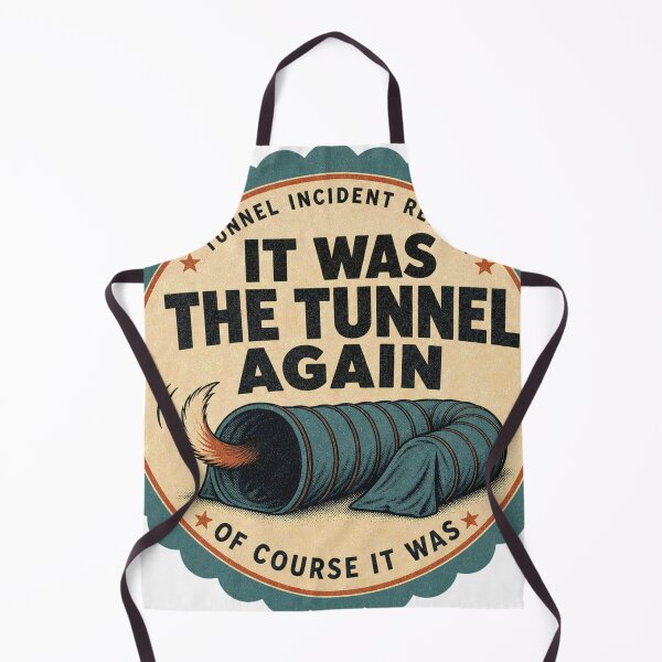 Item preview, It Was The Tunnel Again Funny Tunnel Dog Sports Rosette designed and sold by BoosterShop.