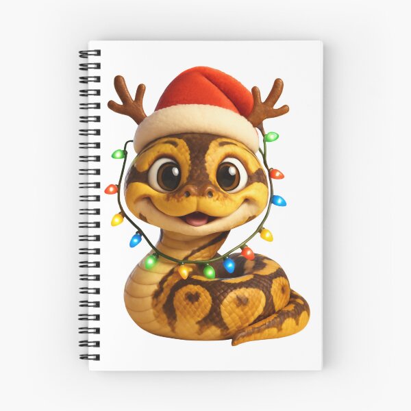 Item preview, Spider Ball Python Christmas Antlers designed and sold by Sillytoe.