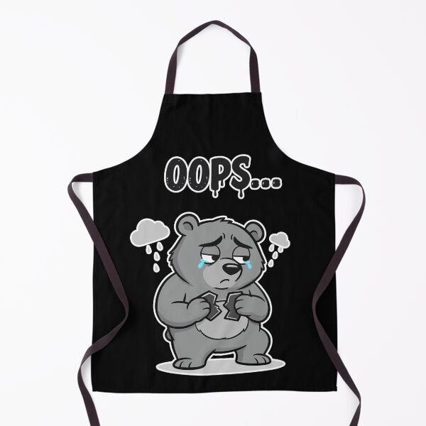 Item preview, OOPS... Sad Bear Broken Heart Cartoon designed and sold by Taridesign.