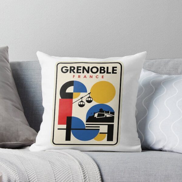 Item preview, Retro Grenoble Bauhaus Geometric Skyline designed and sold by k3rstman1.