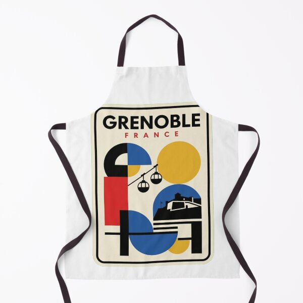 Item preview, Retro Grenoble Bauhaus Geometric Skyline designed and sold by k3rstman1.