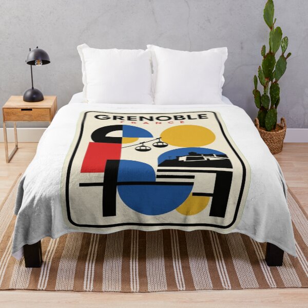 Item preview, Retro Grenoble Bauhaus Geometric Skyline designed and sold by k3rstman1.