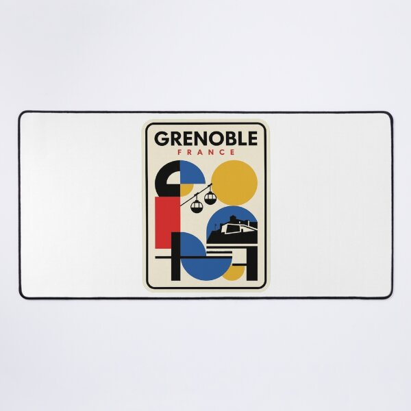 Item preview, Retro Grenoble Bauhaus Geometric Skyline designed and sold by k3rstman1.