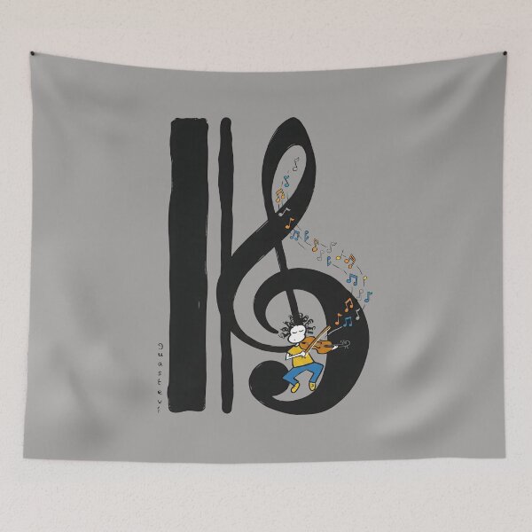 Item preview, Alto Clef Violin Player Musician Design-74 designed and sold by AurimasEicinas.