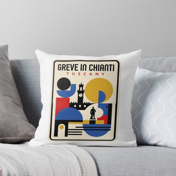Item preview, Retro Greve In Chianti Bauhaus Geometric Skyline designed and sold by k3rstman1.