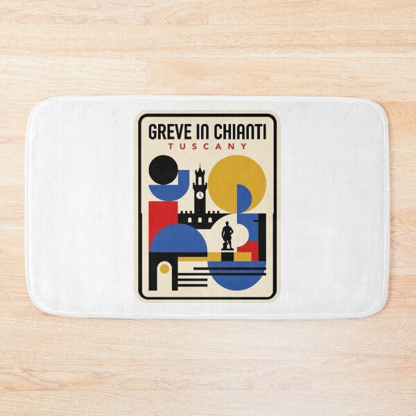 Item preview, Retro Greve In Chianti Bauhaus Geometric Skyline designed and sold by k3rstman1.