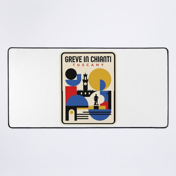 Item preview, Retro Greve In Chianti Bauhaus Geometric Skyline designed and sold by k3rstman1.