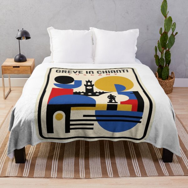 Item preview, Retro Greve In Chianti Bauhaus Geometric Skyline designed and sold by k3rstman1.