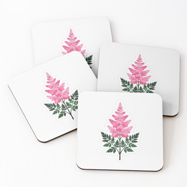 Item preview, Beautiful Pink Astilbe Flower Botanical Illustration designed and sold by Owcomm.