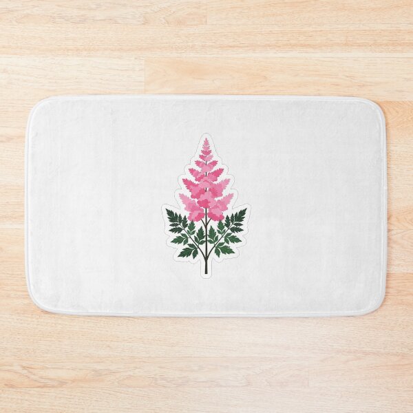 Item preview, Beautiful Pink Astilbe Flower Botanical Illustration designed and sold by Owcomm.