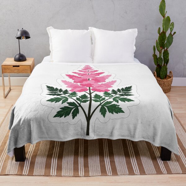 Item preview, Beautiful Pink Astilbe Flower Botanical Illustration designed and sold by Owcomm.