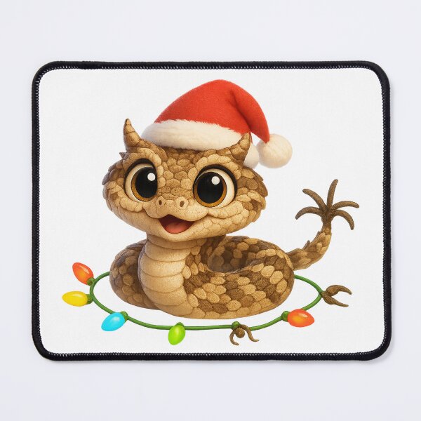 Item preview, Spider Tailed Horned Viper Christmas designed and sold by Sillytoe.