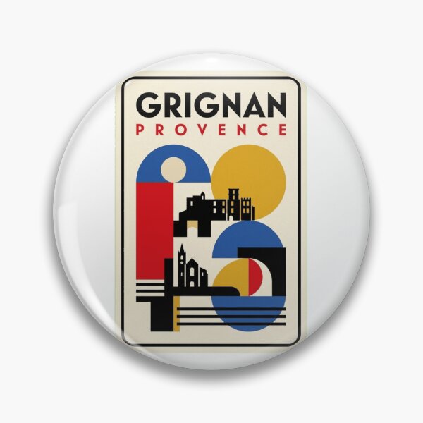 Item preview, Retro Grignan Bauhaus Geometric Skyline designed and sold by k3rstman1.