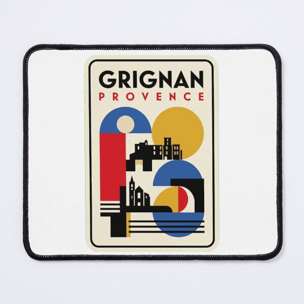 Item preview, Retro Grignan Bauhaus Geometric Skyline designed and sold by k3rstman1.