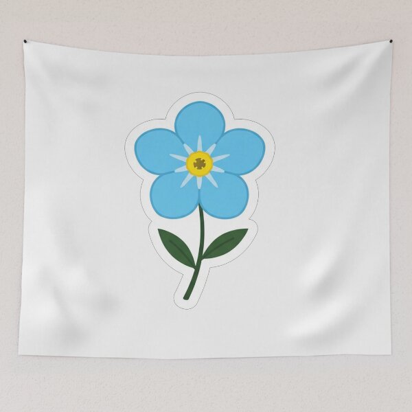 Item preview, Cute Blue Forget Me Not Flower designed and sold by Owcomm.