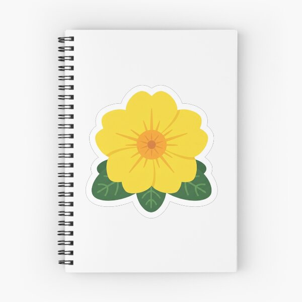 Item preview, Bright Yellow Primrose Flower Botanical Illustration designed and sold by Owcomm.