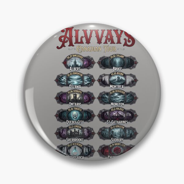 Item preview, Alvvays Canadian Tour Dates Paint Swatch Art-76 designed and sold by AurimasEicinas.