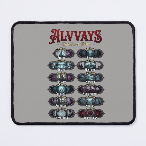 Item preview, Alvvays Canadian Tour Dates Paint Swatch Art-76 designed and sold by AurimasEicinas.