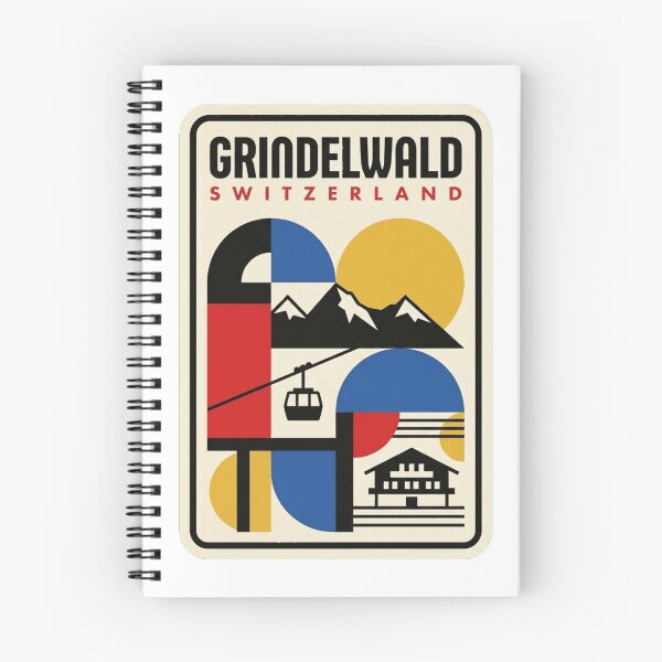 Item preview, Retro Grindelwald Bauhaus Geometric Skyline designed and sold by k3rstman1.