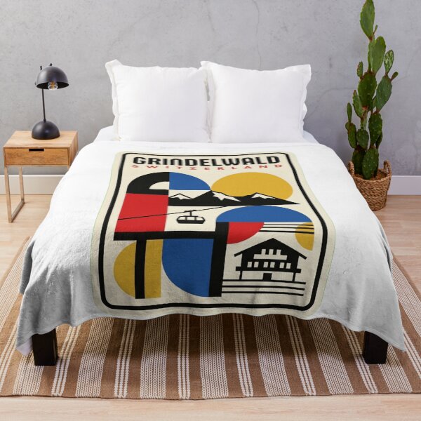 Item preview, Retro Grindelwald Bauhaus Geometric Skyline designed and sold by k3rstman1.